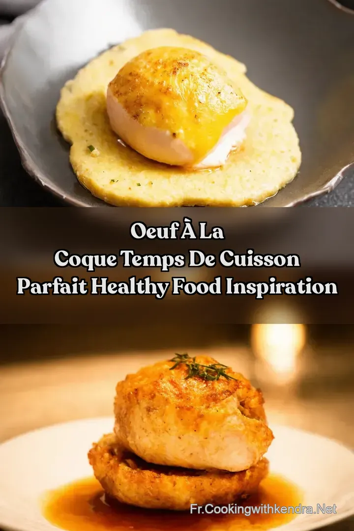 Oeuf &agrave; la Coque Temps de Cuisson Parfait Healthy Food Inspiration
