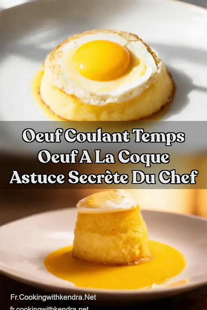 Oeuf Coulant temps oeuf a la coque Astuce Secr&egrave;te du Chef