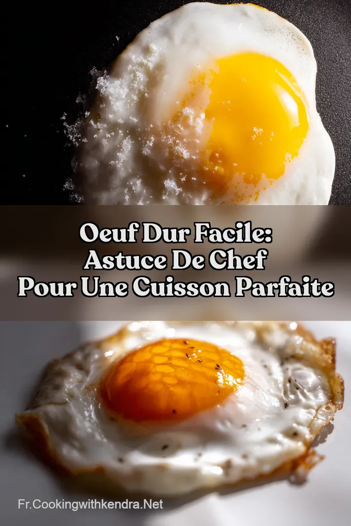 Oeuf Dur Facile: Astuce de Chef pour une Cuisson Parfaite