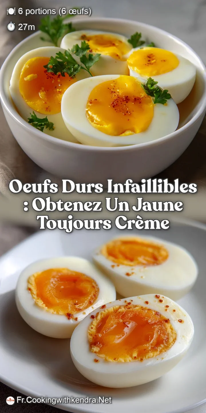 Oeufs durs Infaillibles : Obtenez un Jaune Toujours Cr&egrave;me