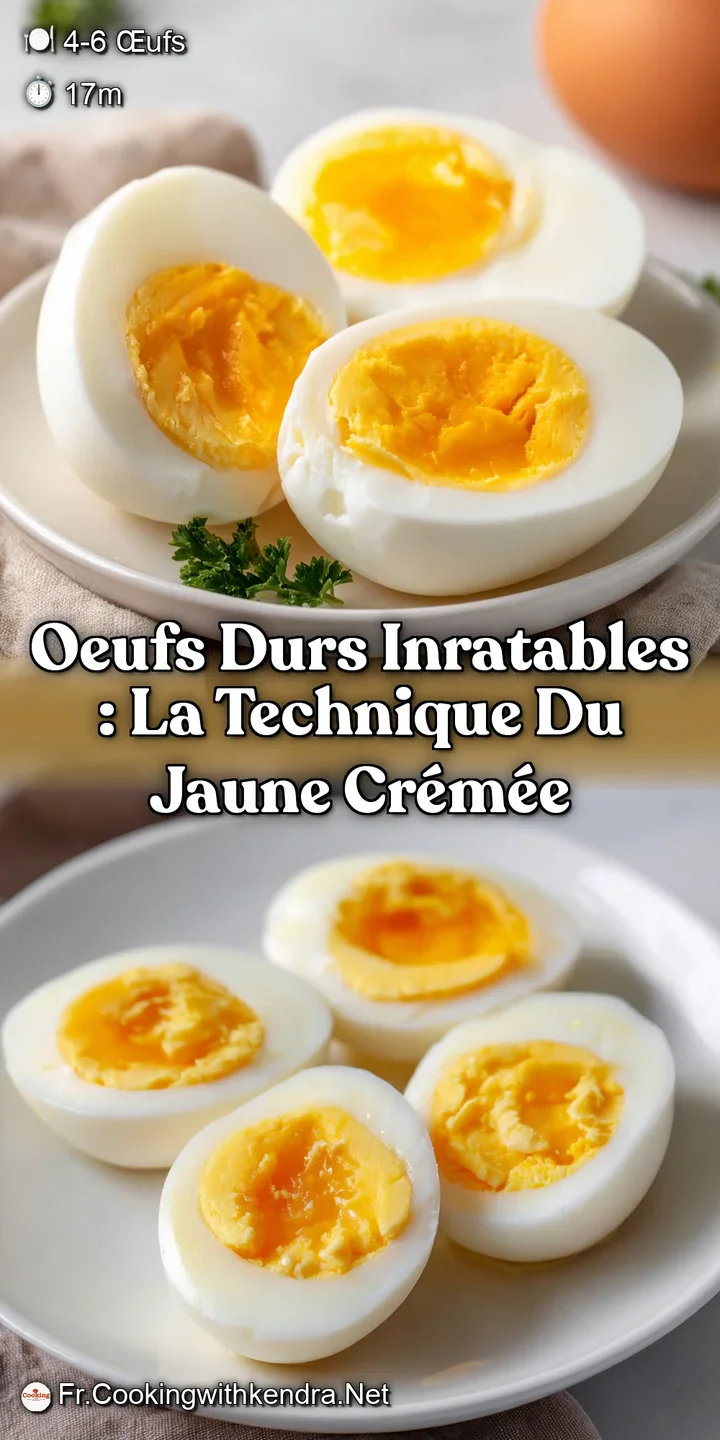 Oeufs durs Inratables : La Technique du Jaune Cr&eacute;m&eacute;e
