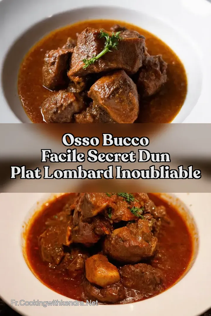 Osso Bucco Facile Secret dun Plat Lombard Inoubliable