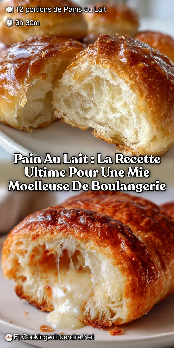 Pain au Lait : La Recette Ultime pour une Mie Moelleuse de Boulangerie