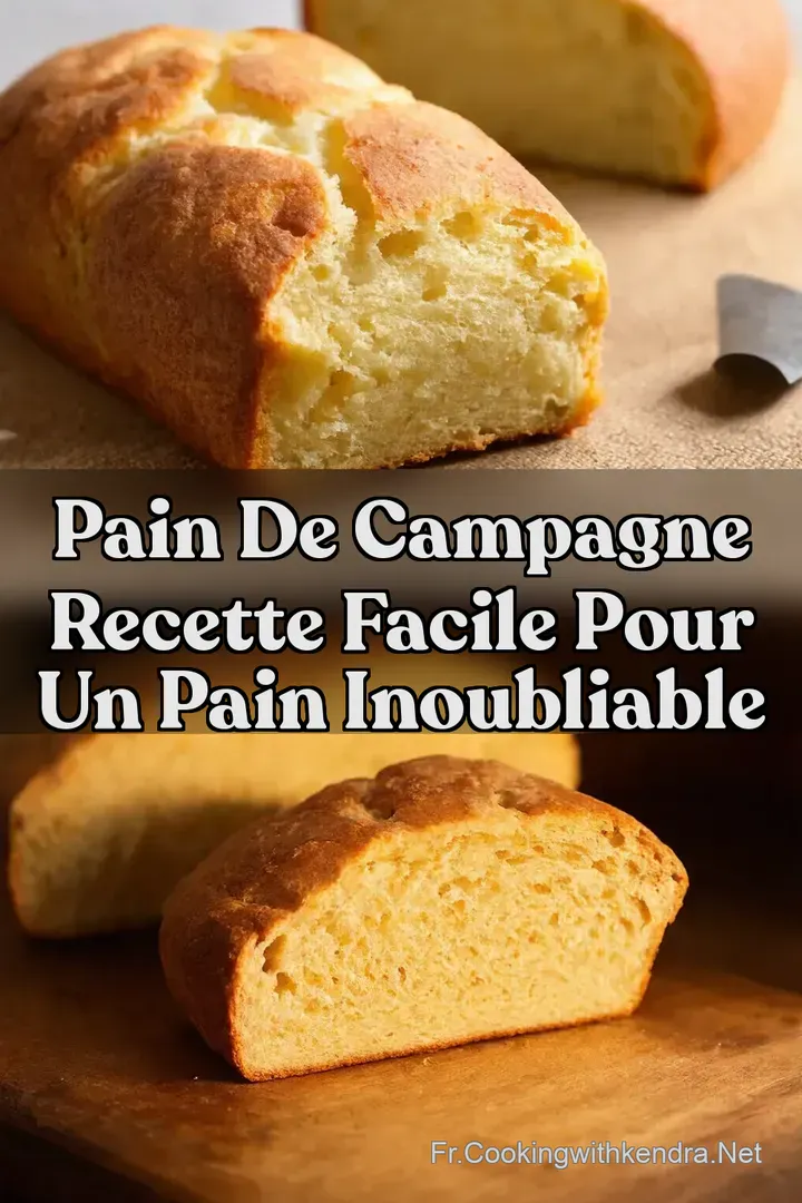 Pain de Campagne Recette Facile pour un Pain Inoubliable