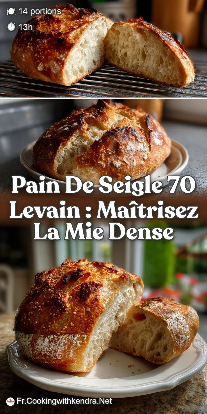 Pain de Seigle 70 Levain : Ma&icirc;trisez la Mie Dense