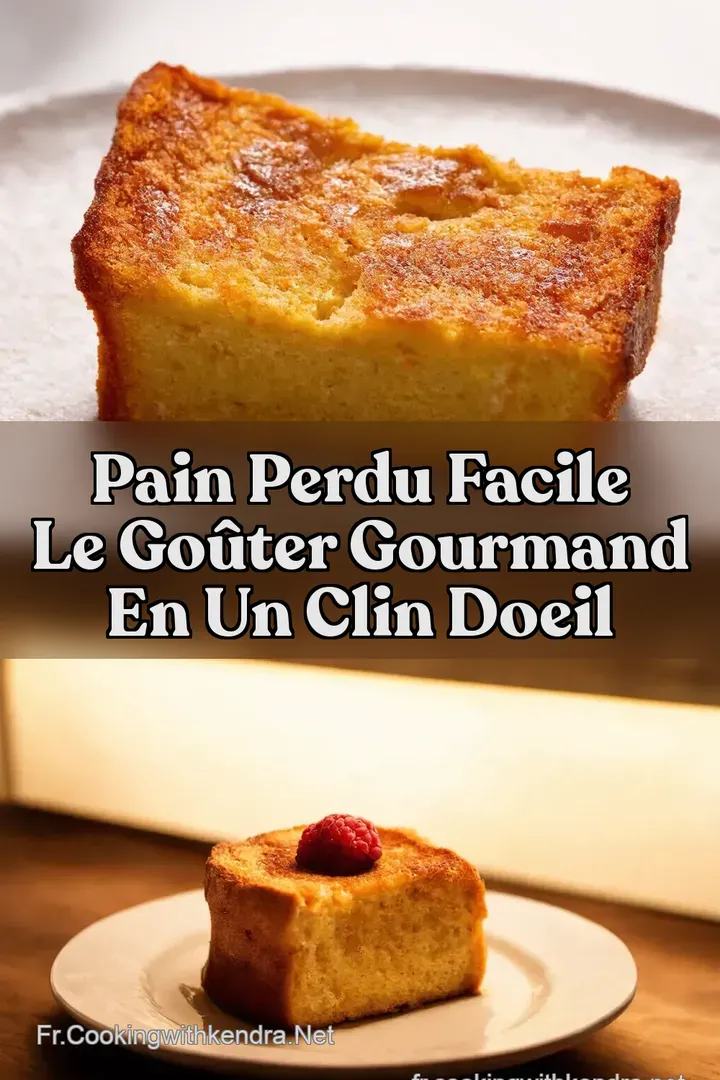Pain Perdu Facile Le Go&ucirc;ter Gourmand en un Clin dOeil