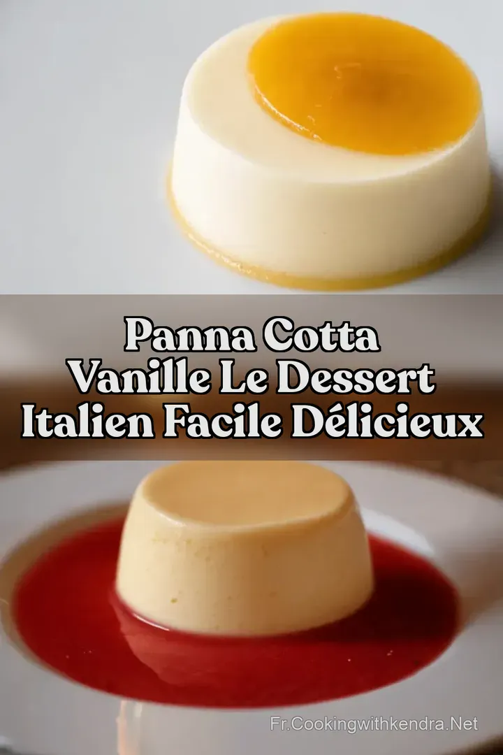 Panna Cotta Vanille Le Dessert Italien Facile D&eacute;licieux