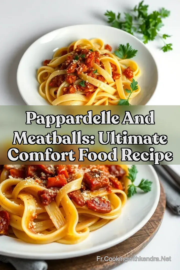 Pappardelle And Meatballs: Ultimate Comfort Food Recipe