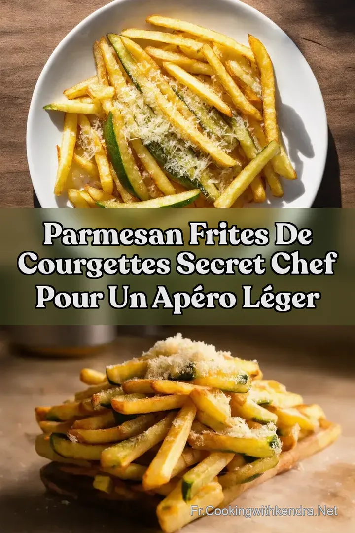 Parmesan Frites De Courgettes Secret Chef Pour un Ap&eacute;ro L&eacute;ger