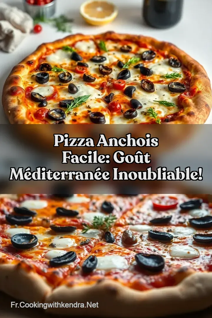 Pizza Anchois Facile: Go&ucirc;t M&eacute;diterran&eacute;e Inoubliable!
