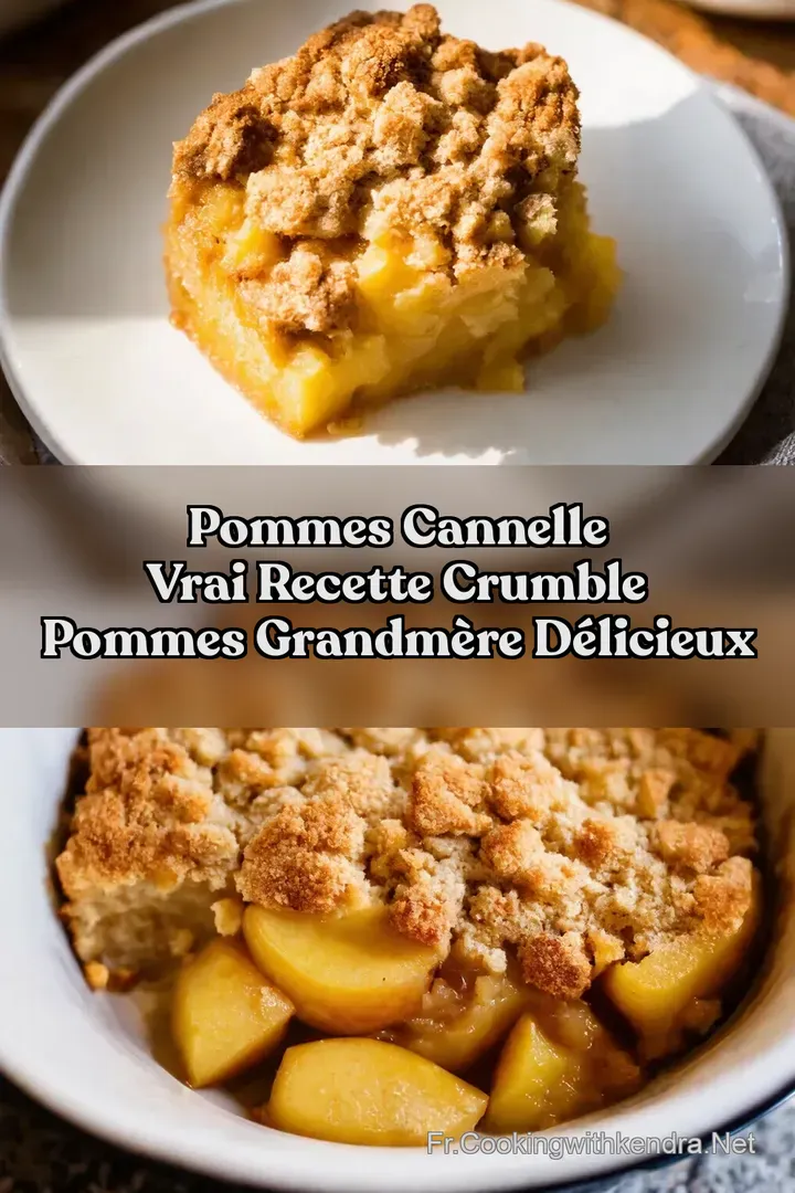 Pommes Cannelle Vrai Recette Crumble Pommes GrandM&egrave;re D&eacute;licieux