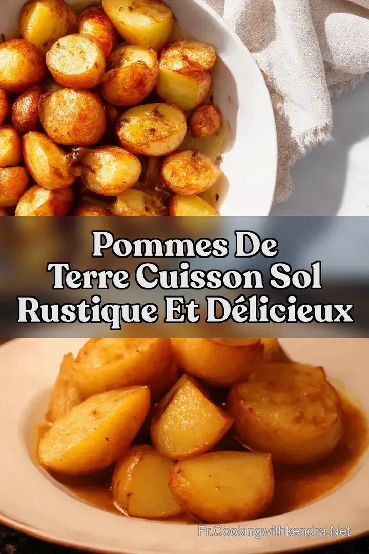 Pommes de Terre Cuisson Sol Rustique et D&eacute;licieux