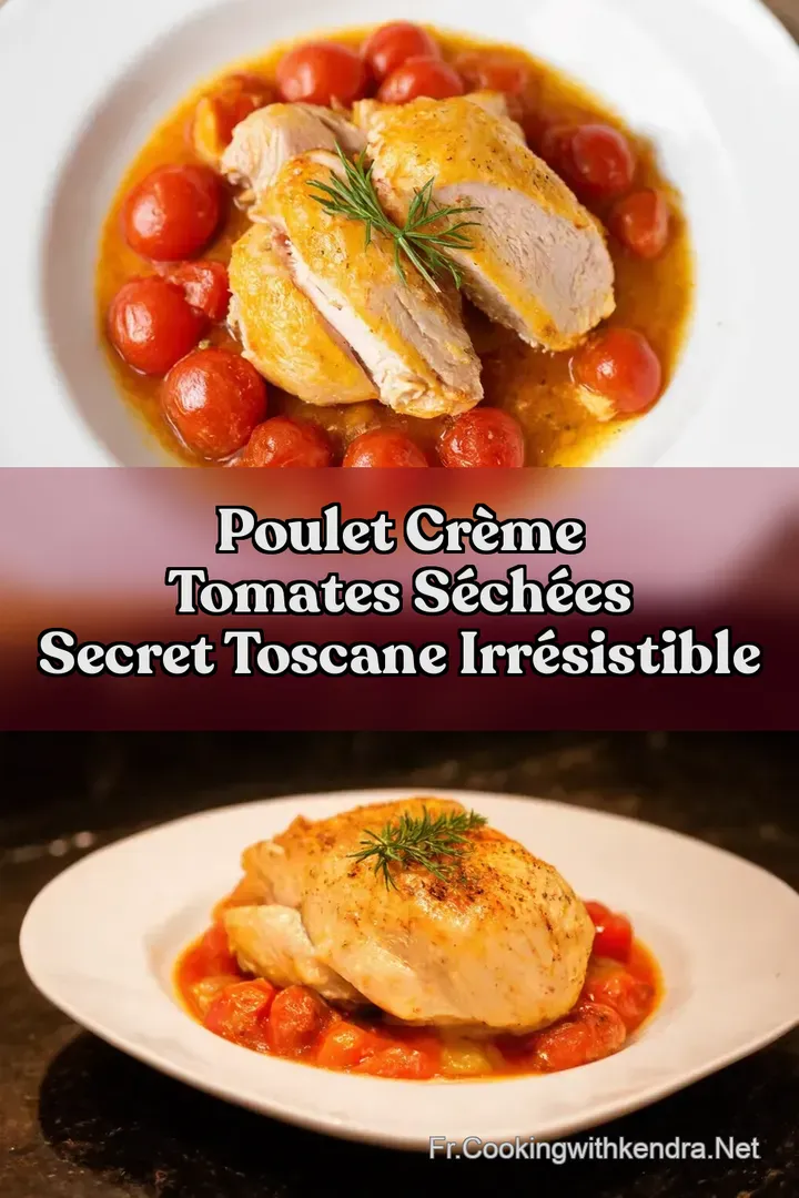Poulet Cr&egrave;me Tomates S&eacute;ch&eacute;es Secret Toscane Irr&eacute;sistible