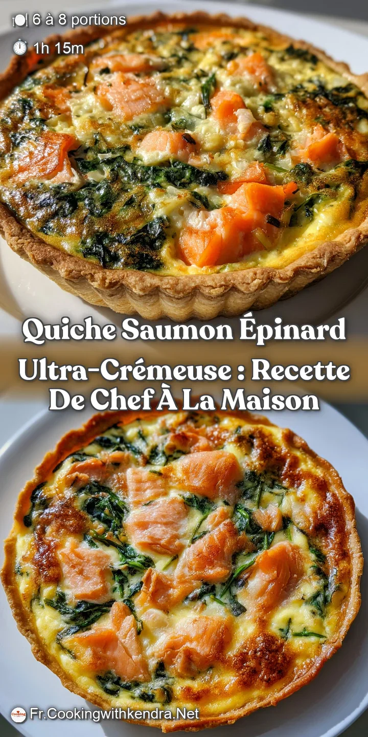 Quiche Saumon &Eacute;pinard Ultra-Cr&eacute;meuse : Recette de Chef &agrave; la Maison