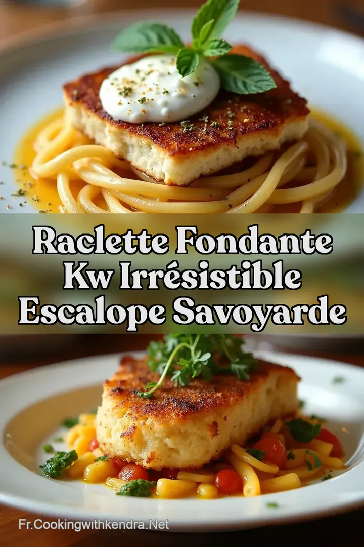 Raclette Fondante kw Irr&eacute;sistible Escalope Savoyarde