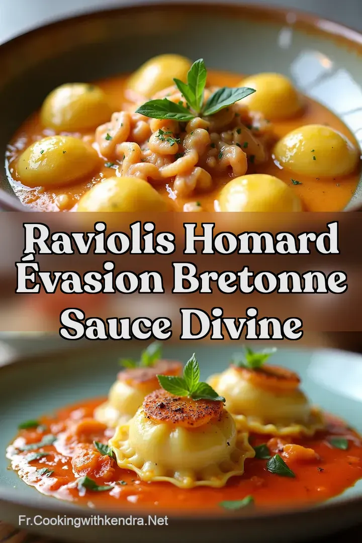 Raviolis Homard &Eacute;vasion Bretonne Sauce Divine