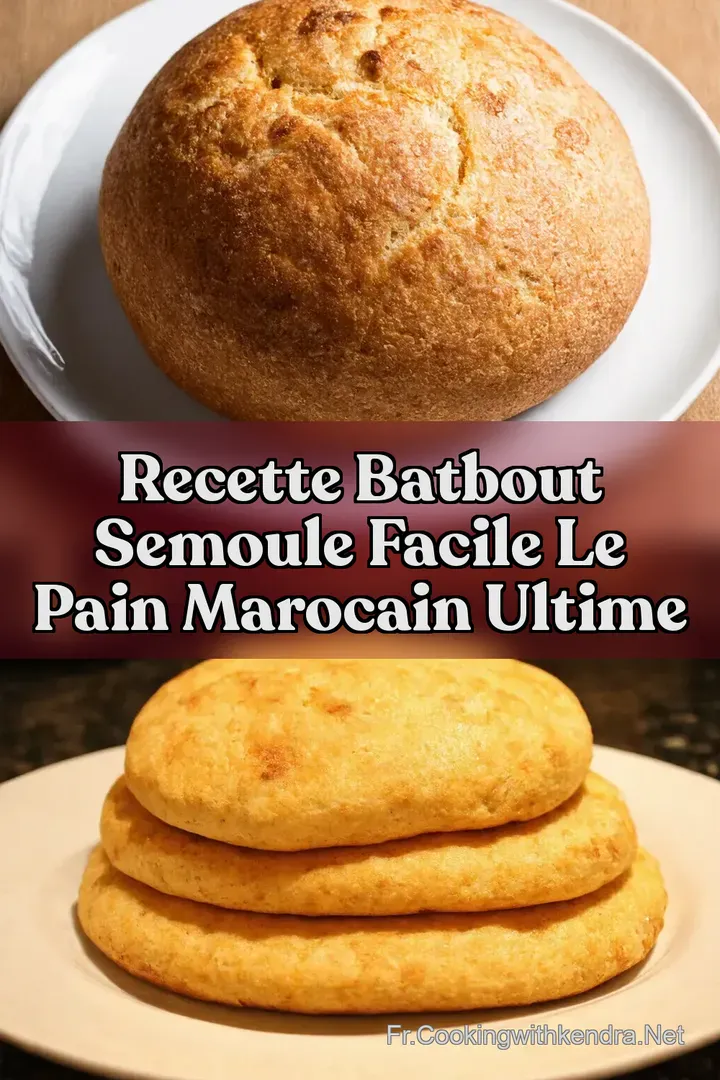Recette Batbout Semoule Facile Le Pain Marocain Ultime