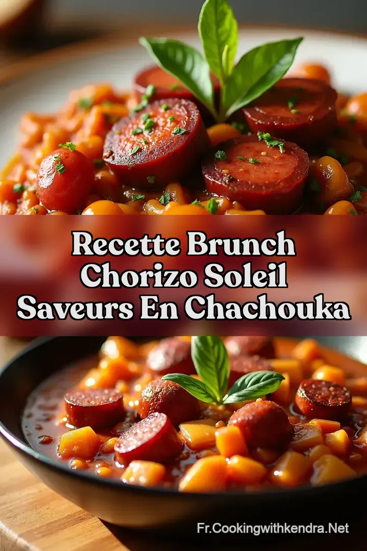 Recette Brunch Chorizo Soleil Saveurs en Chachouka