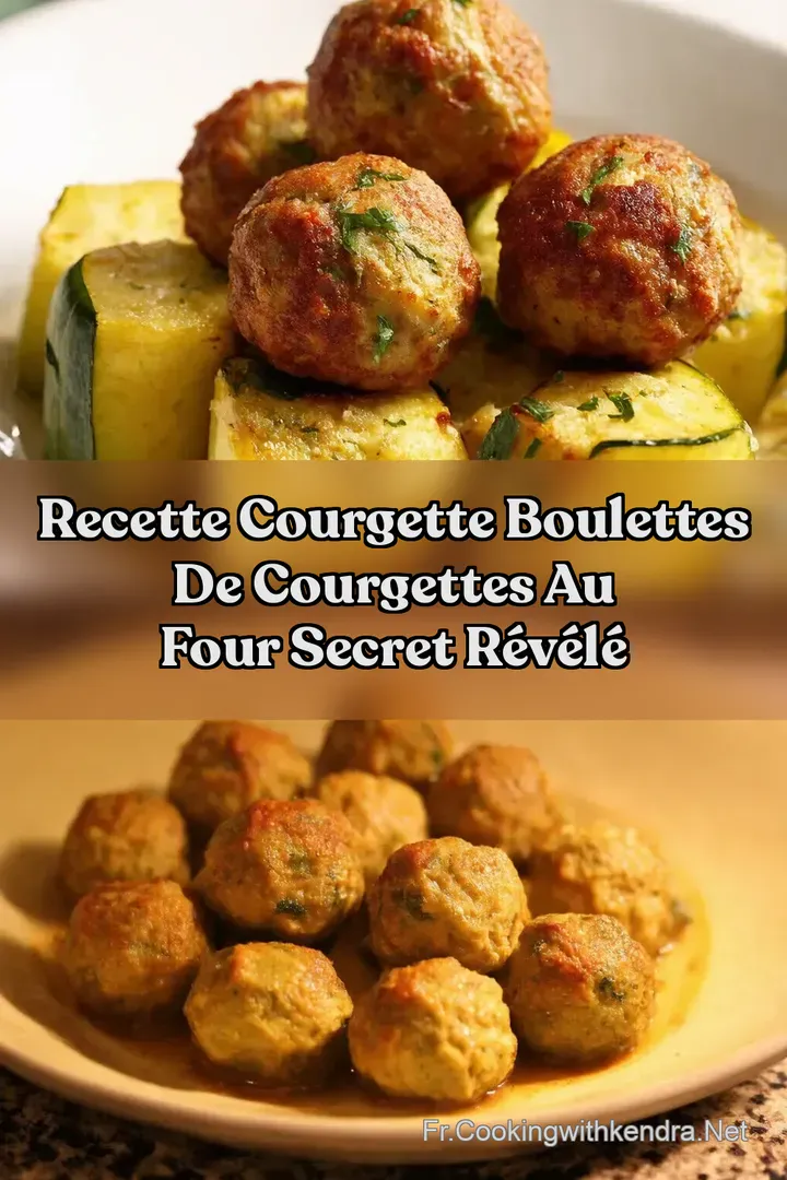 Recette Courgette Boulettes de Courgettes au Four Secret R&eacute;v&eacute;l&eacute;