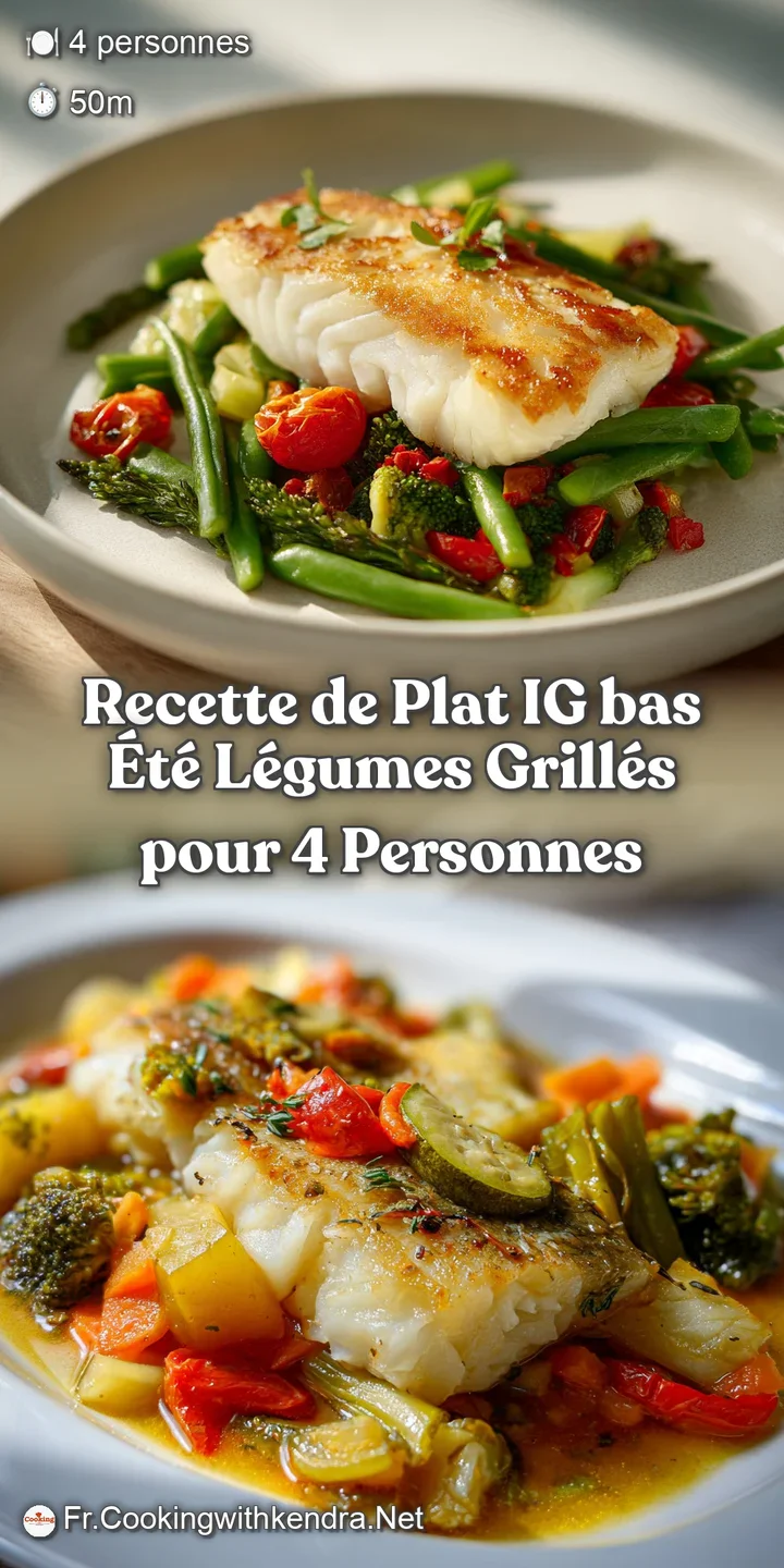 Close-up of tender grilled vegetables, bursting with color and flavor, featuring smoky charred marks and a light, appetizi...