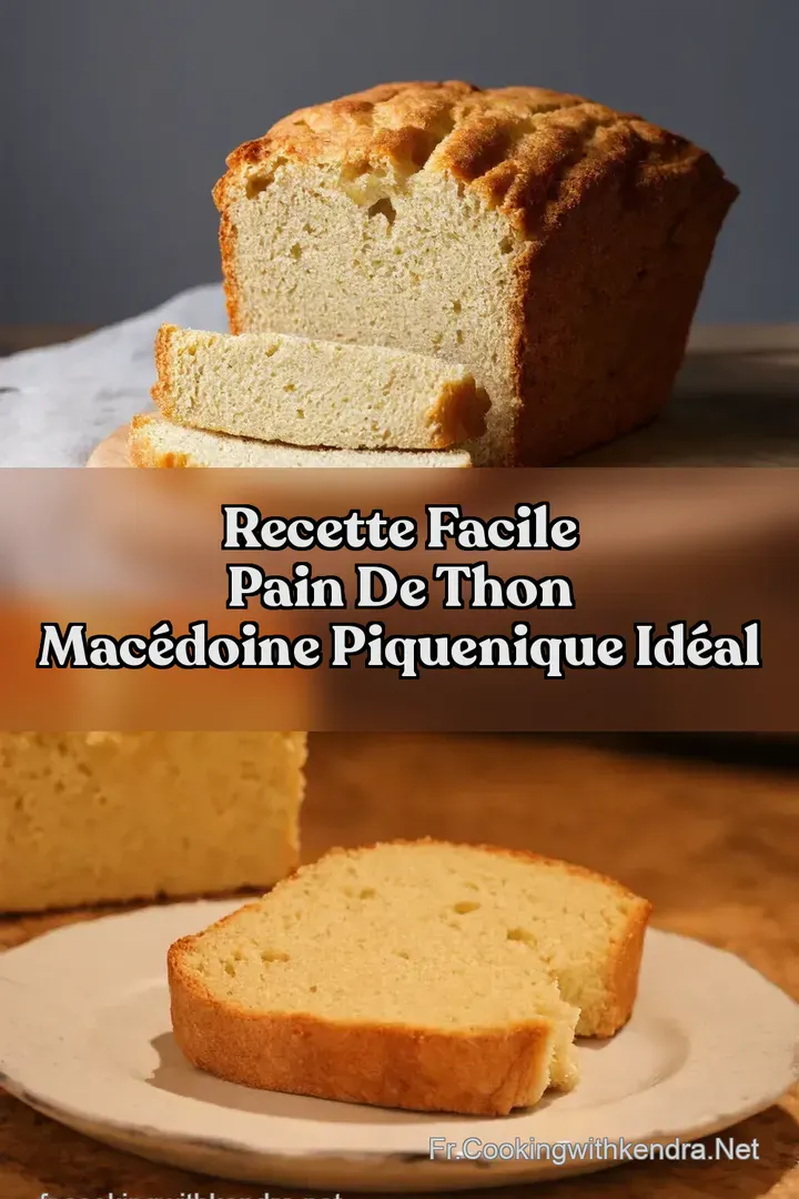 Recette Facile Pain de Thon Mac&eacute;doine PiqueNique Id&eacute;al
