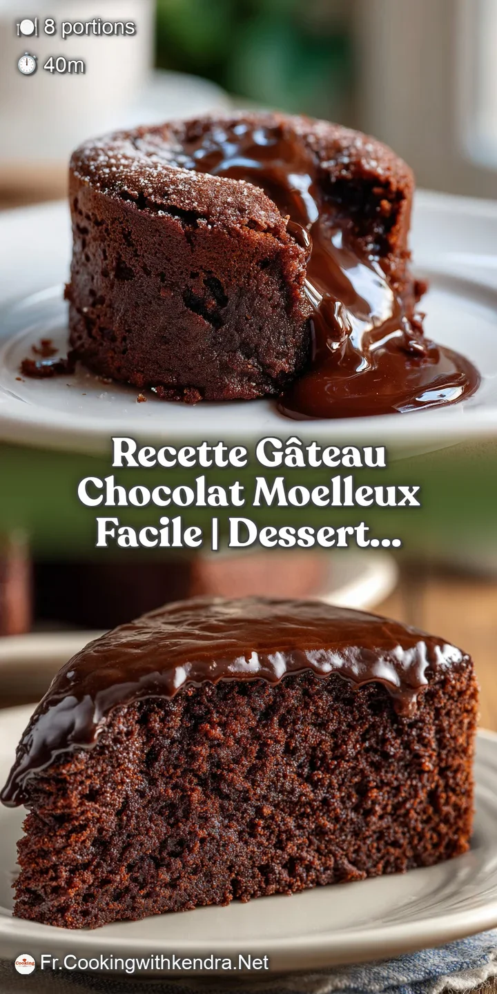 Close-up of a decadent chocolate cake slice showcasing a moist, dense crumb and intense chocolate color. Cocoa powder finish.