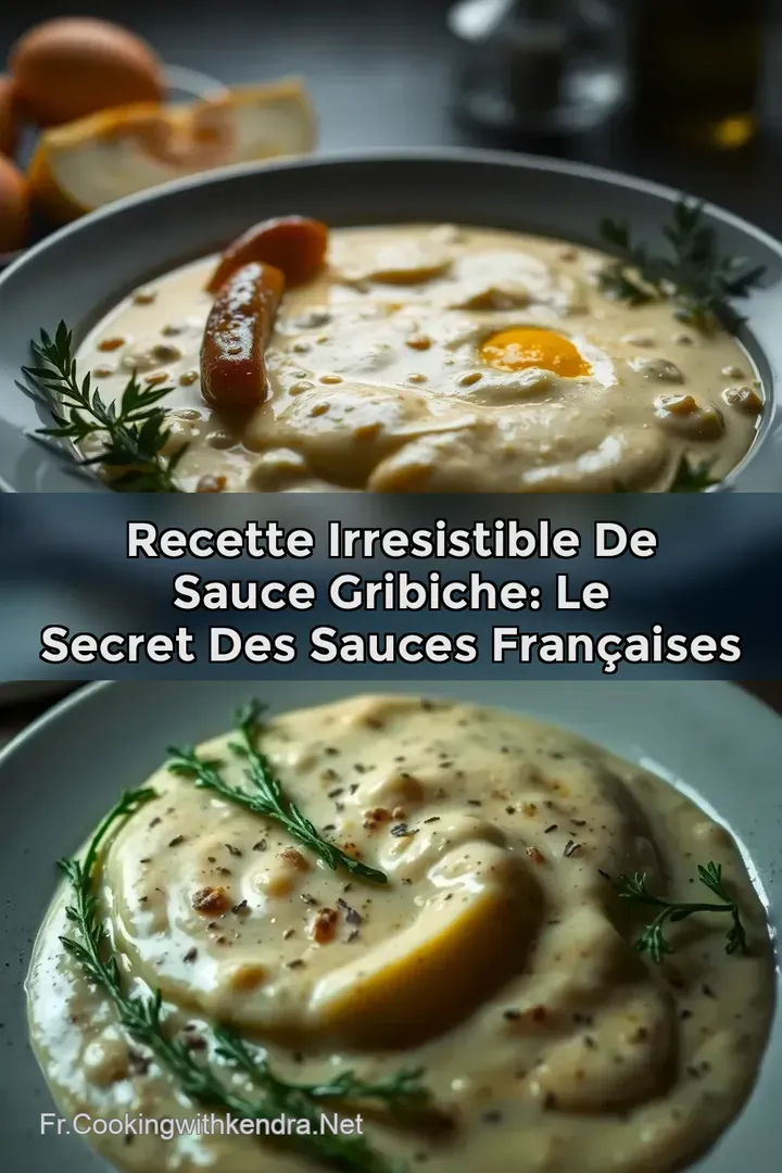 Recette Irresistible de Sauce Gribiche: Le Secret des Sauces Fran&ccedil;aises