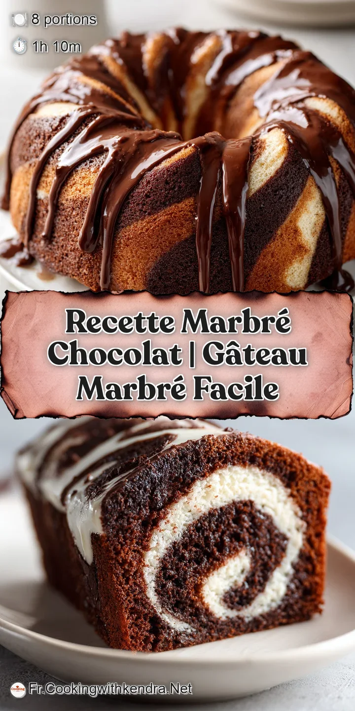 Close-up of moist marble cake, rich chocolate veins contrasting with the light batter, promising a decadent dessert experi...