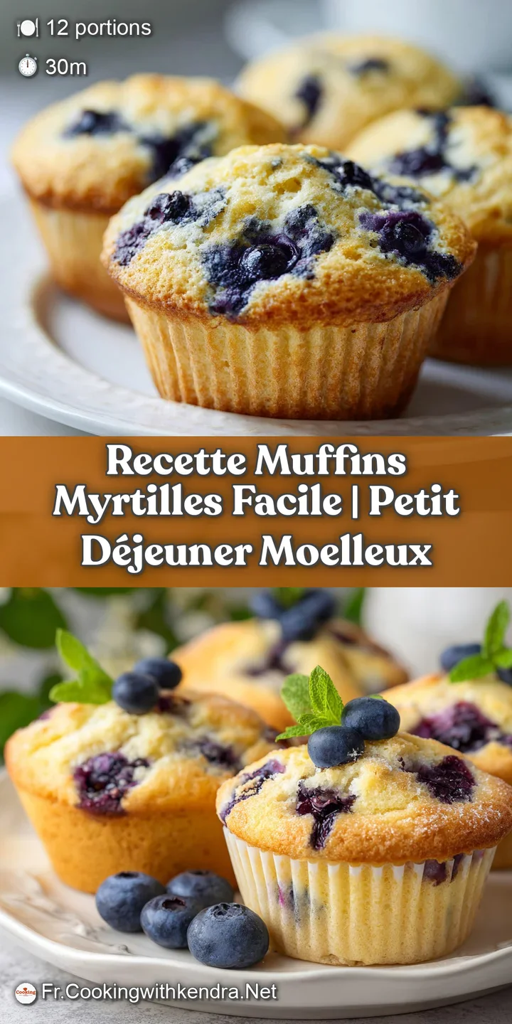 Close-up reveals a moist blueberry muffin, its surface dotted with plump, juicy blueberries. Warm, inviting colors and tex...