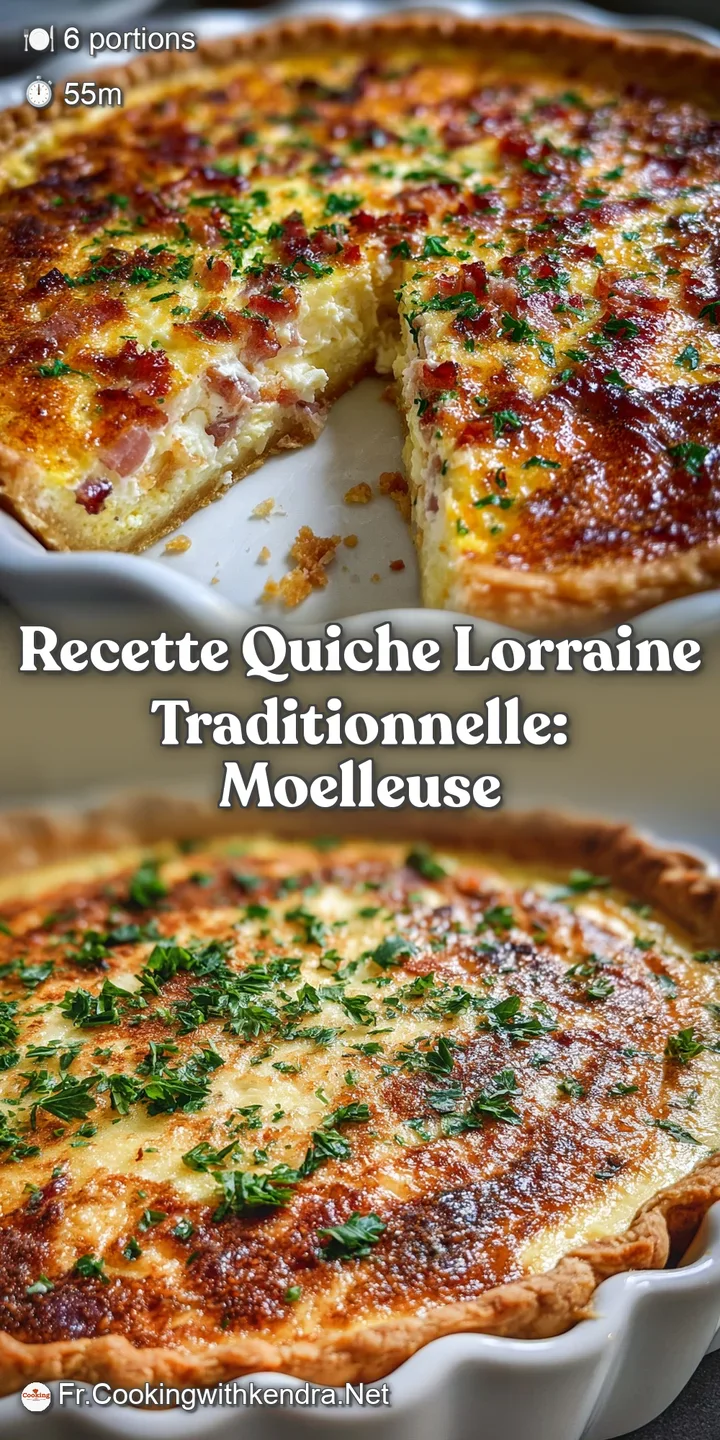 Close-up of quiche Lorraine: creamy filling with bacon bits, nestled in a golden, perfectly baked crust, tempting and deli...