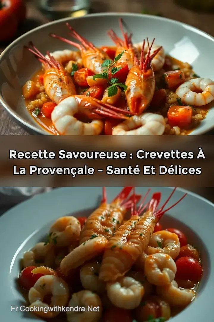 Recette Savoureuse : Crevettes &agrave; la Proven&ccedil;ale - Sant&eacute; et D&eacute;lices