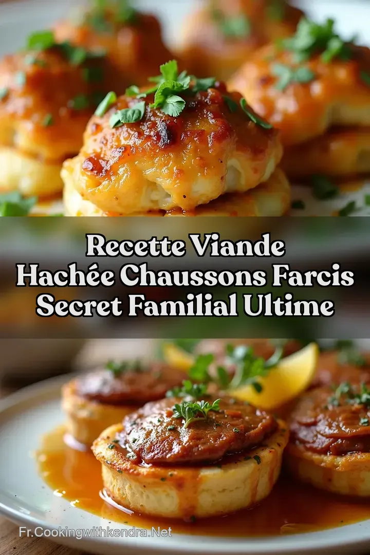 Recette Viande Hach&eacute;e Chaussons Farcis Secret Familial Ultime
