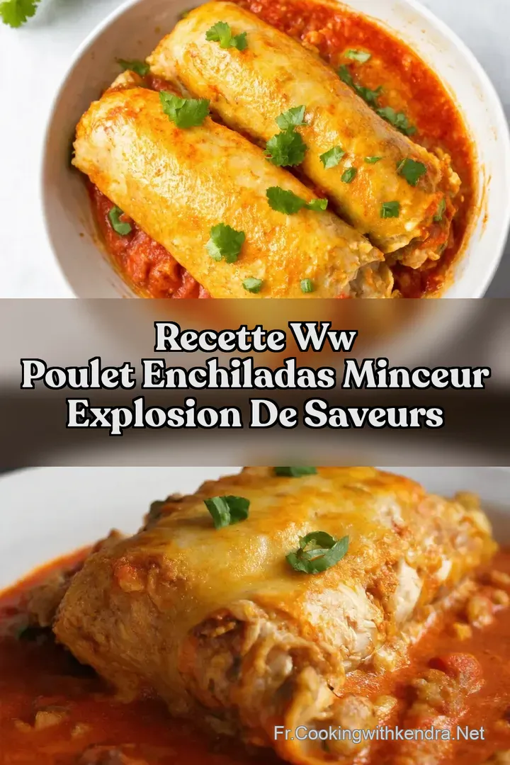 Recette WW Poulet Enchiladas Minceur Explosion de Saveurs