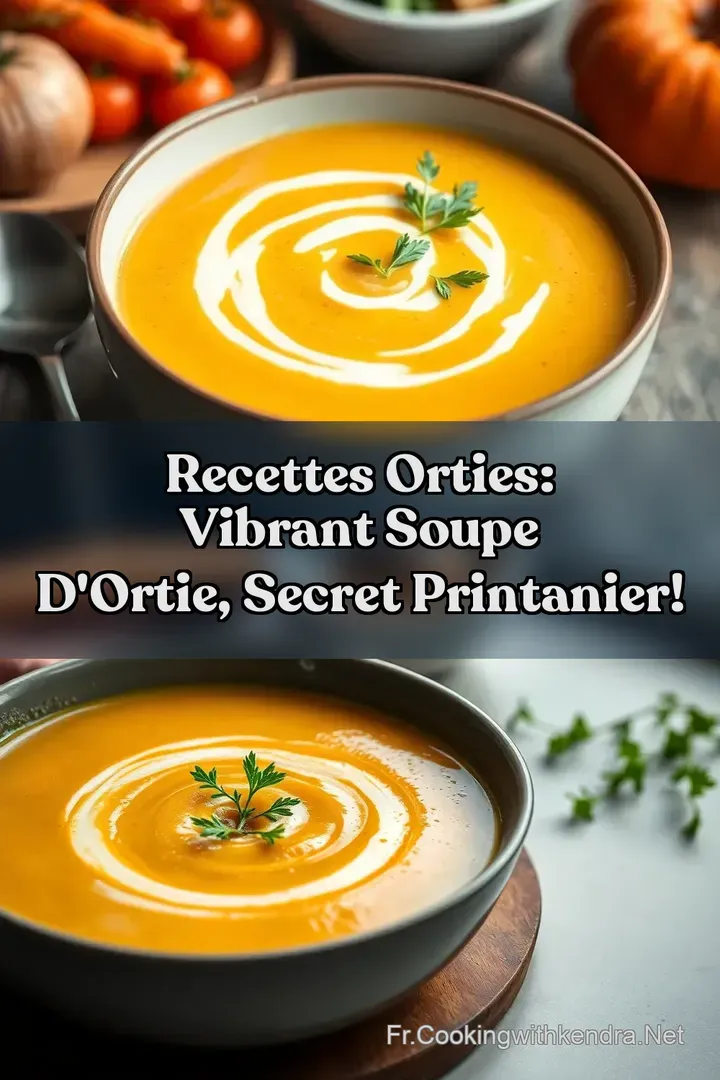 Recettes Orties: Vibrant Soupe d Ortie Secret Printanier!