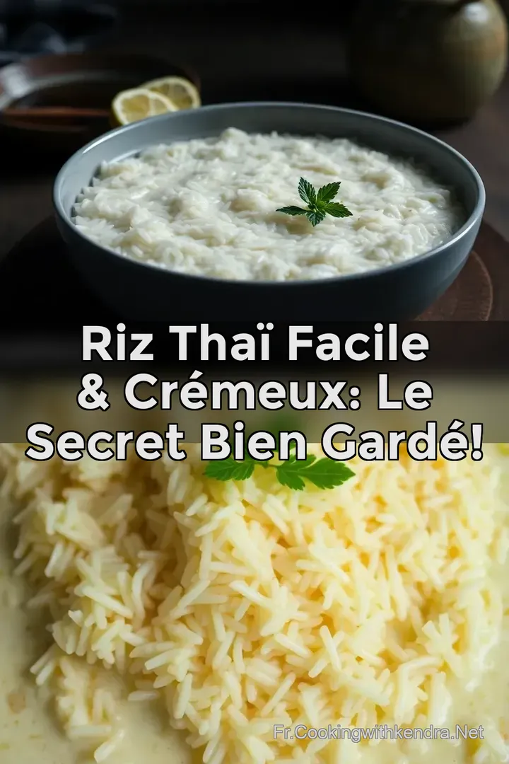 Riz Tha&iuml; Facile & Cr&eacute;meux: Le Secret Bien Gard&eacute;!