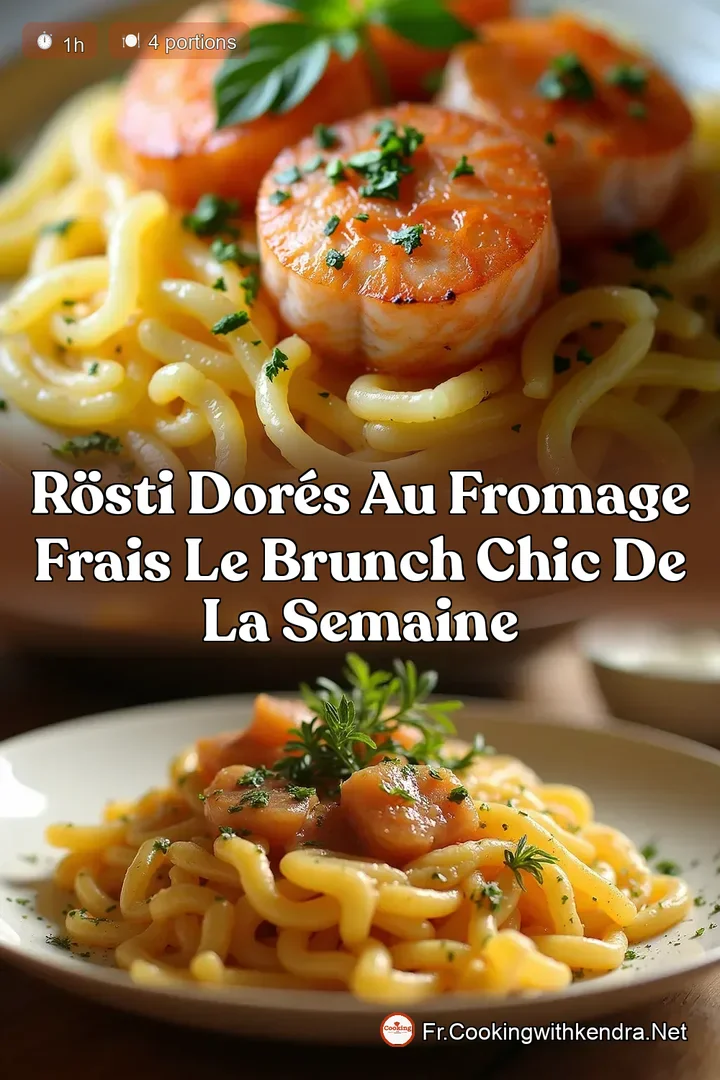 R&ouml;sti Dor&eacute;s au Fromage Frais Le Brunch Chic de la Semaine