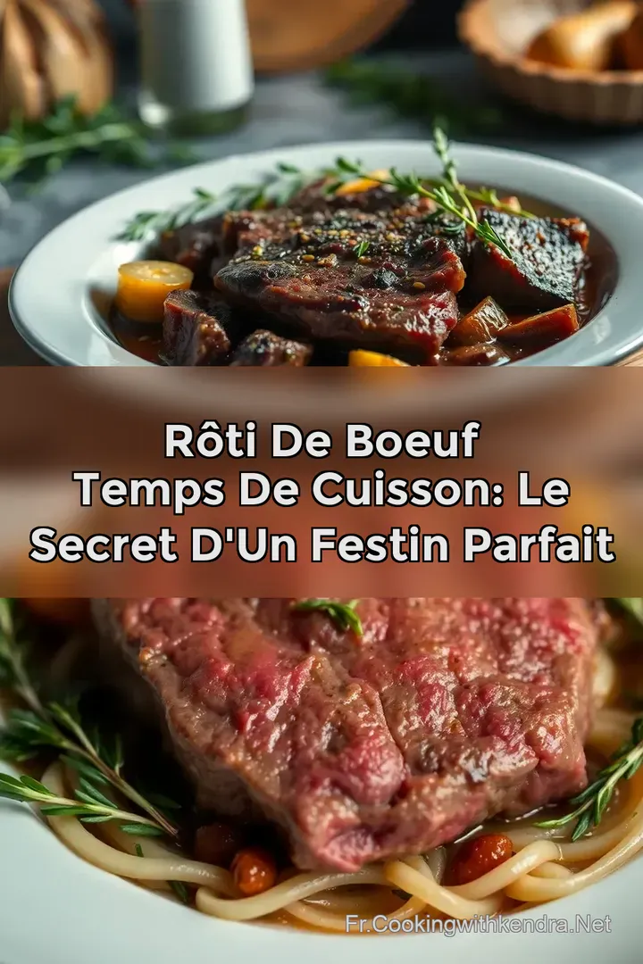 R&ocirc;ti de Boeuf Temps de Cuisson: Le Secret d un Festin Parfait
