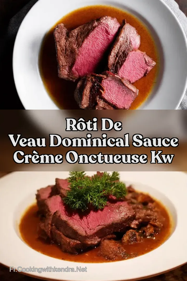 R&ocirc;ti de Veau Dominical Sauce Cr&egrave;me Onctueuse kw