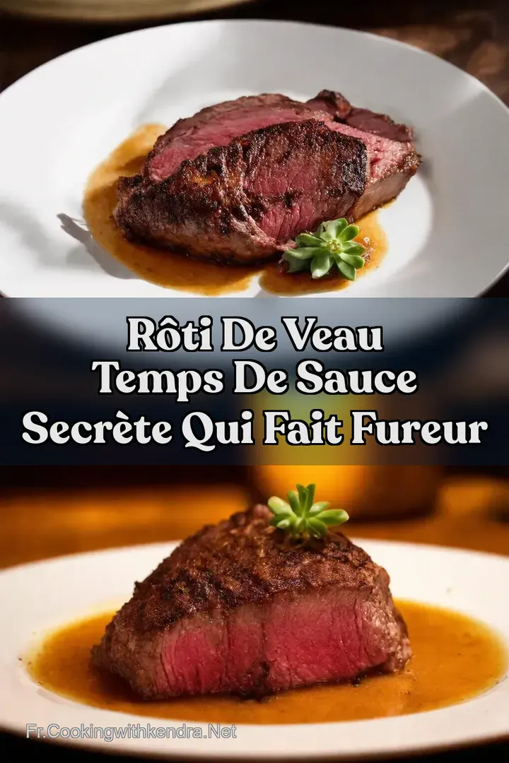 R&ocirc;ti De Veau Temps de Sauce Secr&egrave;te Qui Fait Fureur