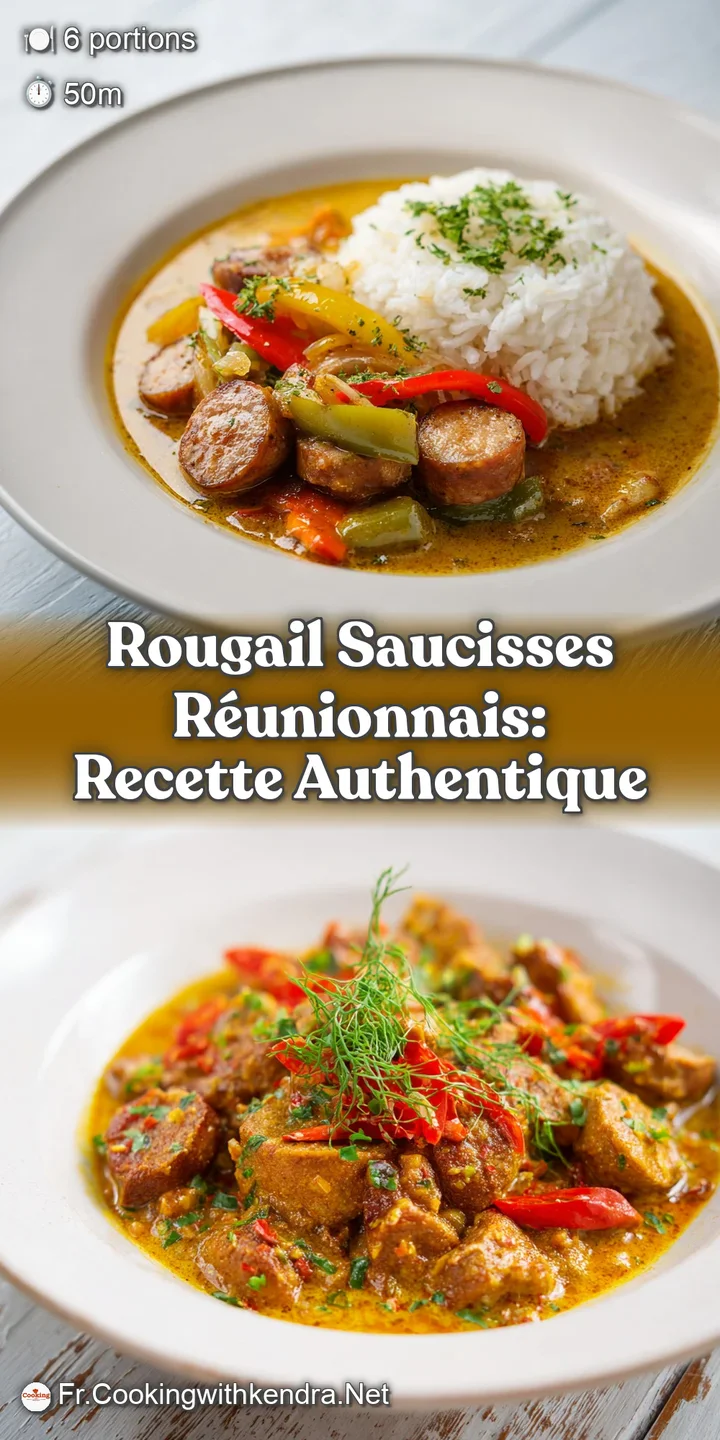 Close-up of glistening, browned sausage in a thick, chunky tomato sauce; herbs add a pop of bright green.