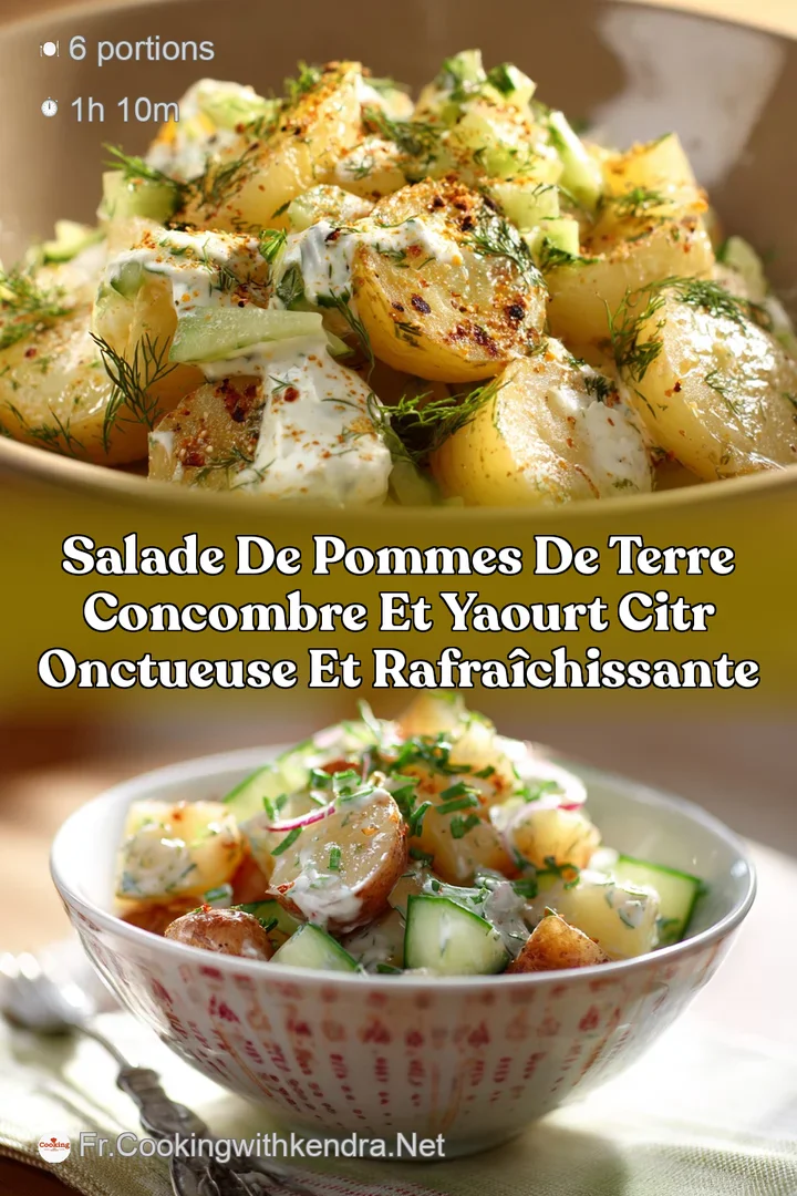 Salade de pommes de terre concombre et yaourt citr Onctueuse et rafra&icirc;chissante