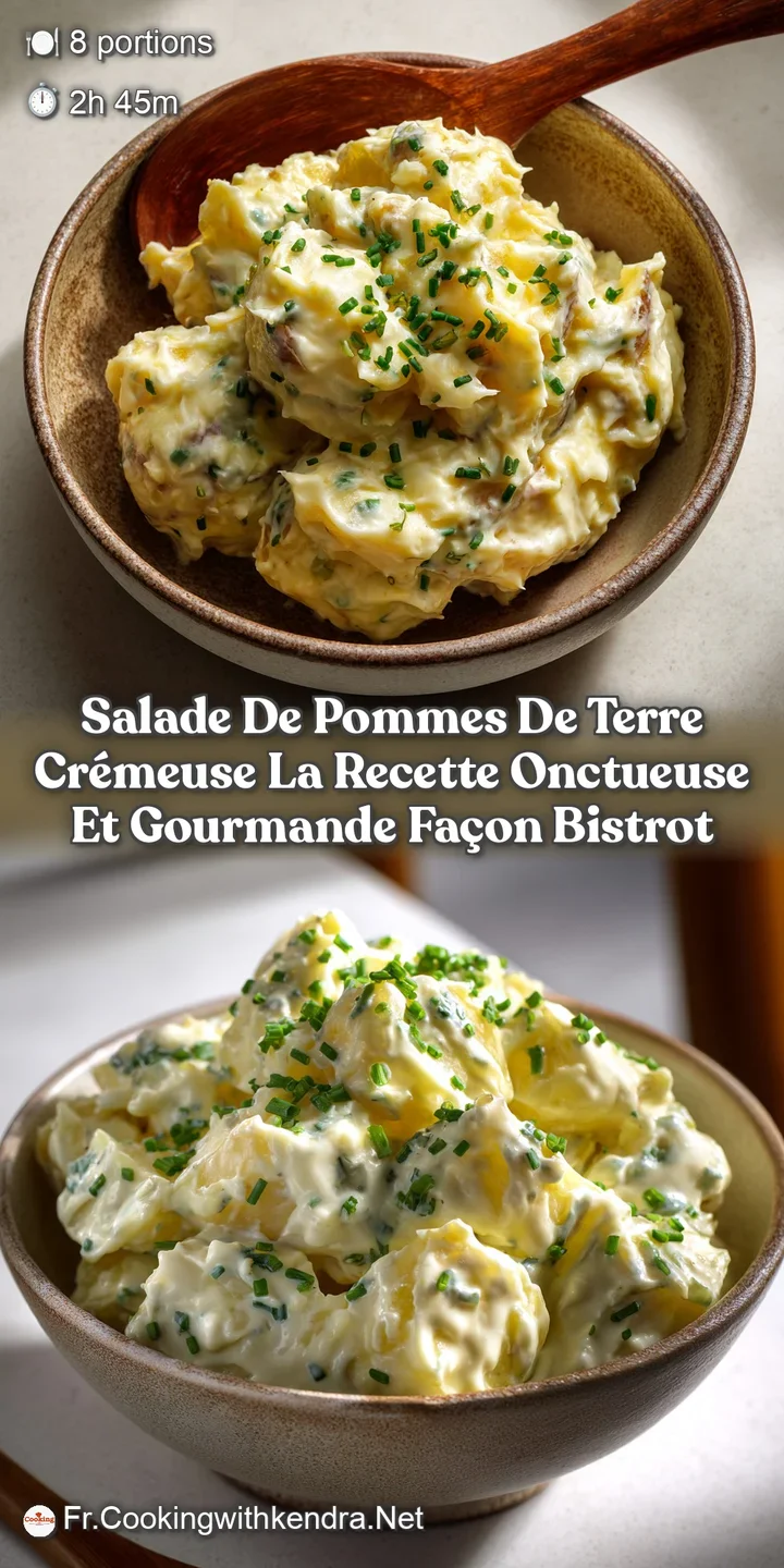 Salade de pommes de terre cr&eacute;meuse la recette onctueuse et gourmande fa&ccedil;on bistrot