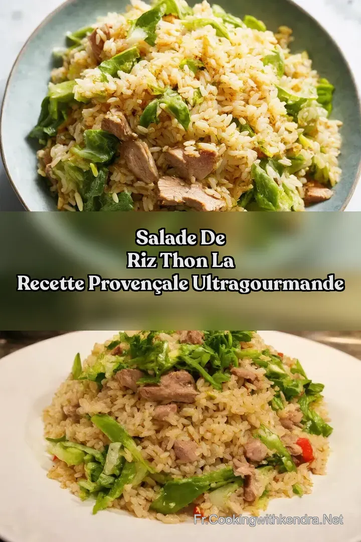 Salade de Riz Thon La Recette Proven&ccedil;ale UltraGourmande