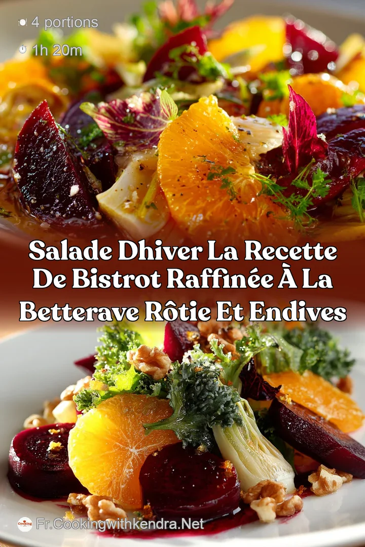 Salade dhiver la recette de bistrot raffin&eacute;e &agrave; la Betterave r&ocirc;tie et Endives