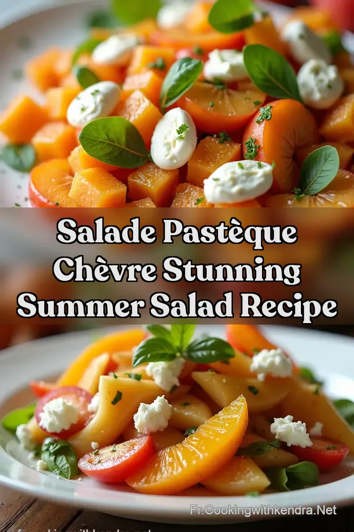 Salade Past&egrave;que Ch&egrave;vre Stunning Summer Salad Recipe