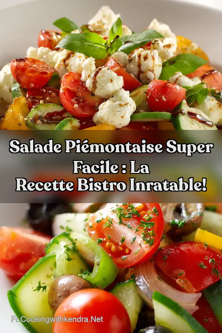 Salade Pi&eacute;montaise Super Facile : La Recette Bistro Inratable!