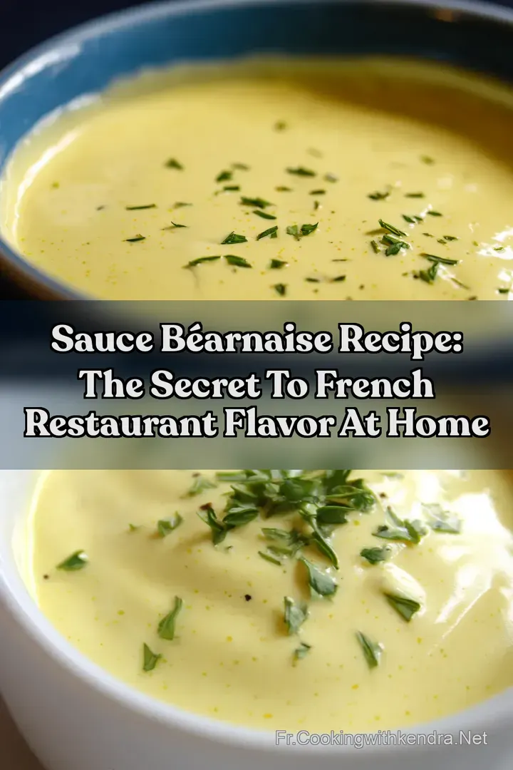 Sauce B&eacute;arnaise Recipe: The Secret to French Restaurant Flavor at Home