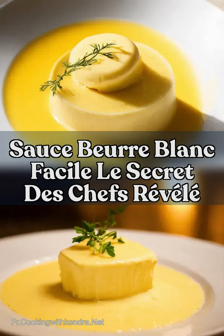 Sauce Beurre Blanc Facile Le Secret des Chefs R&eacute;v&eacute;l&eacute;
