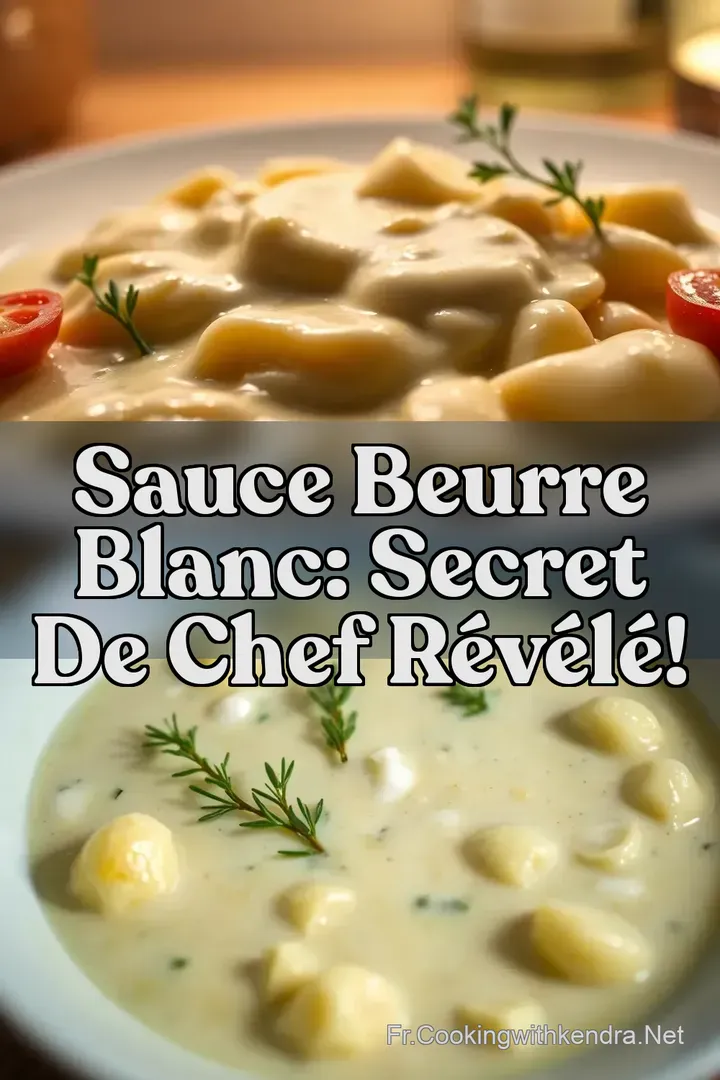 Sauce Beurre Blanc: Secret de Chef R&eacute;v&eacute;l&eacute;!