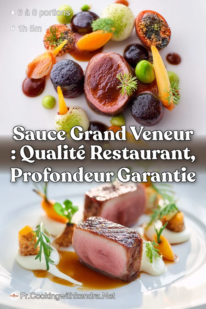 Sauce grand veneur : Qualit&eacute; restaurant profondeur garantie
